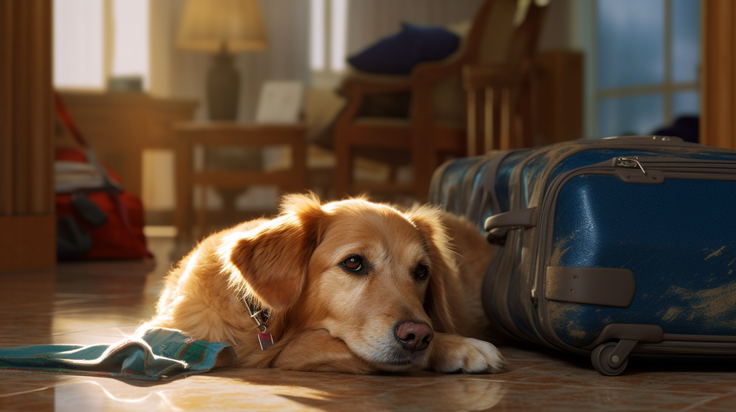 Reisehund erholt sich: Ein freundliches Hotelzimmer für Vierbeiner