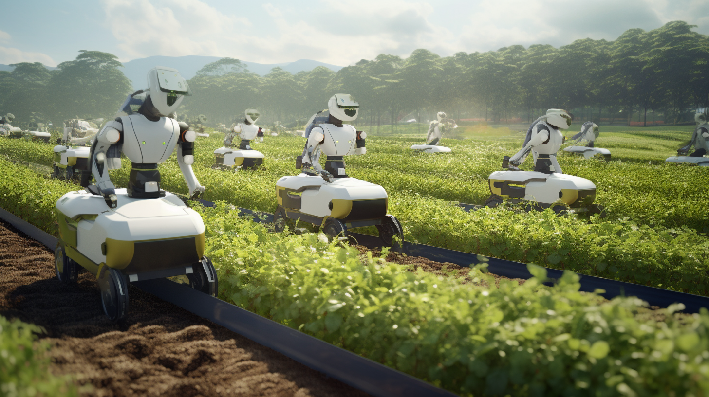 Roboter-Landwirtschaft der Zukunft: Autonome Maschinen bei der Feldarbeit