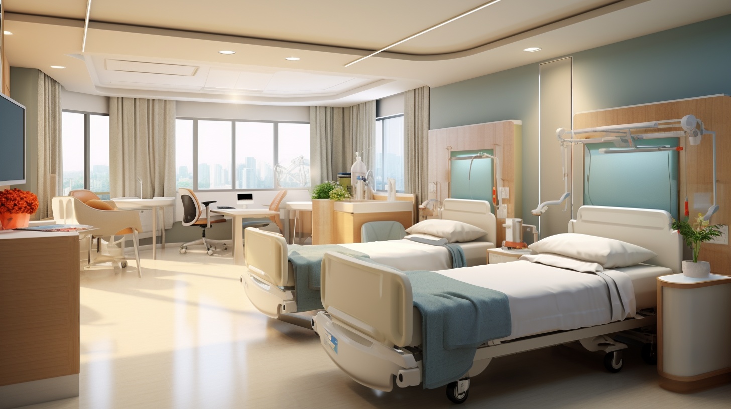 Standardkrankenstation versus Luxus-Krankenzimmer